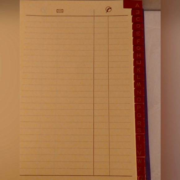 RARE & RETRO GIGLIO D' ORO PURPLE NUBUCK HANDCRAFTED ADDRESS/PASSWORD BOOK (NWT) - Picture 3 of 10